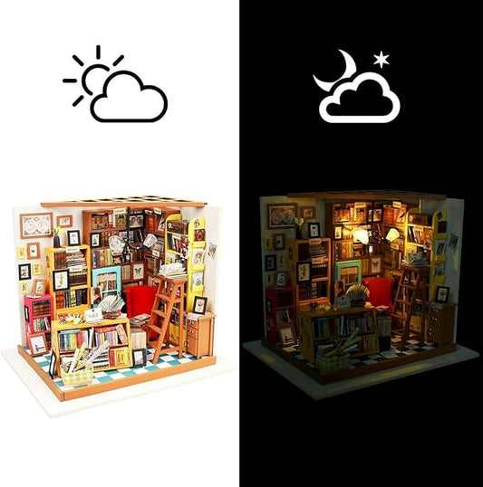 Rolife 1:20 Miniature House Kits-Tiny House Kit-DIY Miniature Dollhouse Kits for Adults-Model Building