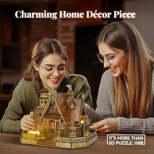 DIY Miniature Building Kit with Spark LED Lights